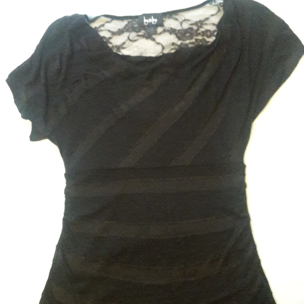 Black Blouse with Lace